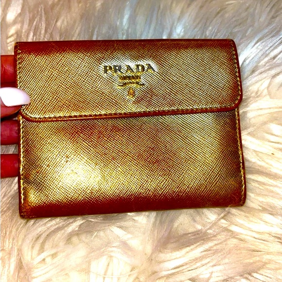 Authentic Prada Snap Wallet - Picture 1 of 11